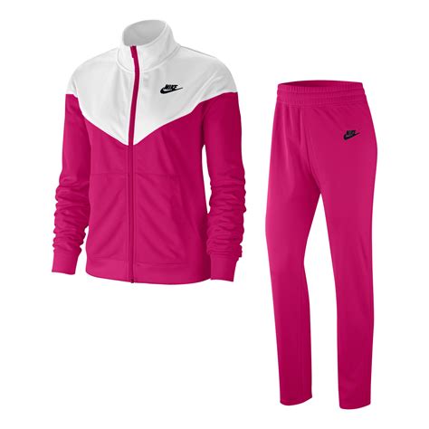 pinker nike anzug damen